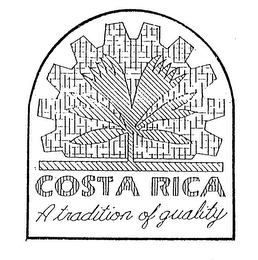 COSTA RICA A TRADITION OF QUALITY logo