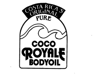 COSTA RICA'S ORIGINAL PURE COCO ROYALE BODYOIL logo