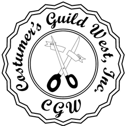 COSTUMER'S GUILD WEST, INC. CGW logo