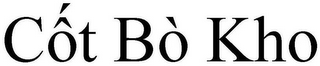 COT BÒ KHO logo