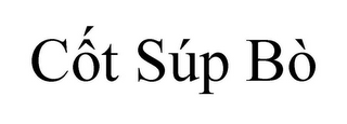 COT SÚP BÒ logo