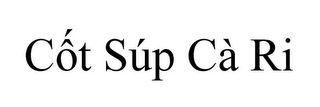 COT SÚP CÀ RI logo
