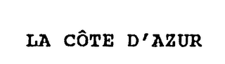 COTE D'AZUR logo