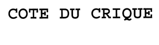 COTE DU CRIQUE logo