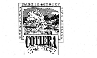 COTIERA PURE COTTON HOME-STYLE MADE IN GERMANY FINE QUALITY logo