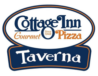 COTTAGE INN GOURMET PIZZA SINCE 1948 TAVERNA logo