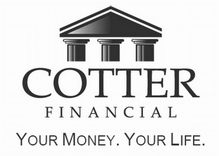 COTTER FINANCIAL YOUR MONEY. YOUR LIFE. logo