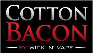 COTTON BACON BY WICK 'N' VAPE logo