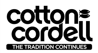 COTTON CORDELL THE TRADITION CONTINUES logo