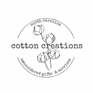 COTTON CREATIONS NORTH CAROLINA EMBROIDERED GIFTS & SERVICES logo