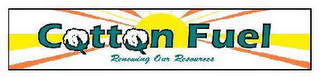 COTTON FUEL RENEWING OUR RESOURCES logo