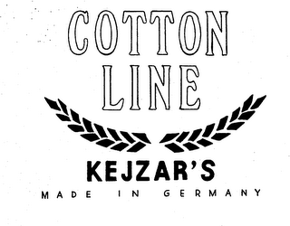 COTTON LINE KEJZAR'S MADE IN GERMANY logo