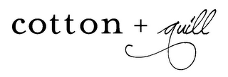 COTTON + QUILL logo