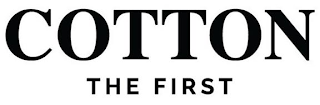 COTTON THE FIRST logo