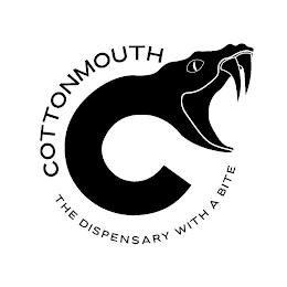 COTTONMOUTH C THE DISPENSARY WITH A BITE logo