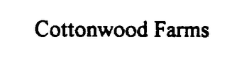 COTTONWOOD FARMS logo