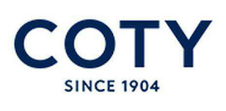 COTY SINCE 1904 logo