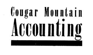 COUGAR MOUNTAIN ACCOUNTING logo