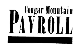 COUGAR MOUNTAIN PAYROLL logo
