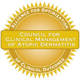 COUNCIL FOR CLINICAL MANAGEMENT OF ATOPIC DERMATITIS ALLIANCE FOR OPTIMIZATION OF CLINICAL OUTCOMES logo