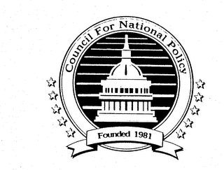 COUNCIL FOR NATIONAL POLICY FOUNDED 1981 logo