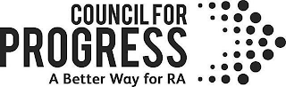 COUNCIL FOR PROGRESS A BETTER WAY FOR RA logo