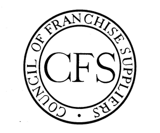 COUNCIL OF FRANCHISE SUPPLIERS CFS logo