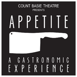 COUNT BASIE THEATRE PRESENTS APPETITE A GASTRONOMIC EXPERIENCE logo