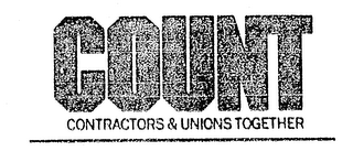 COUNT CONTRACTORS & UNIONS TOGETHER logo