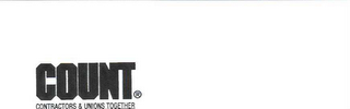 COUNT CONTRACTORS & UNIONS TOGETHER logo