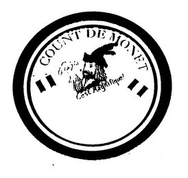 COUNT DE MONET C'EST MAGNIFIQUE! logo