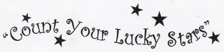 "COUNT YOUR LUCKY STARS" logo