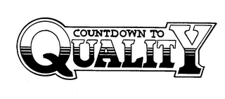 COUNTDOWN TO QUALITY logo