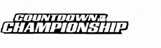 COUNTDOWN TO THE CHAMPIONSHIP logo