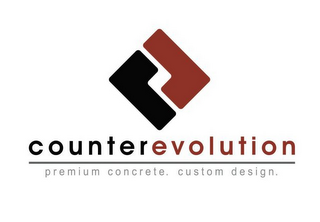 COUNTEREVOLUTION PREMIUM CONCRETE. CUSTOM DESIGN. logo