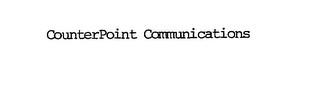 COUNTERPOINT COMMUNICATIONS logo