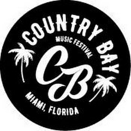 COUNTRY BAY MUSIC FESTIVAL CB MIAMI, FLORIDA logo