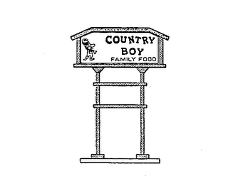 COUNTRY BOY FAMILY FOOD logo