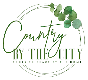 COUNTRY BY THE CITY TOOLS TO BEAUTIFY THE HOME logo