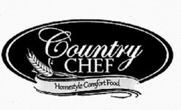 COUNTRY CHEF HOMESTYLE COMFORT FOOD logo