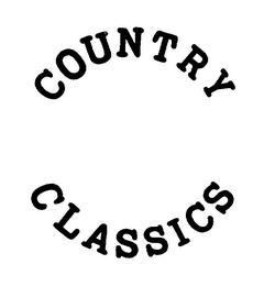 COUNTRY CLASSICS logo