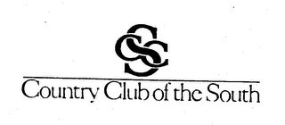 COUNTRY CLUB OF THE SOUTH CCS logo