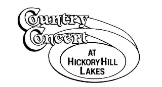 COUNTRY CONCERT AT HICKORY HILL LAKES logo
