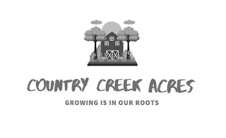 COUNTRY CREEK ACRES GROWING IS IN OUR ROOTS logo