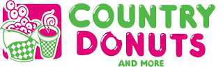 COUNTRY DONUTS AND MORE logo