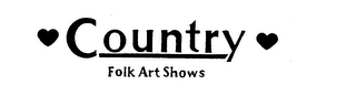COUNTRY FOLK ART SHOWS logo