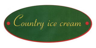 COUNTRY ICE CREAM logo