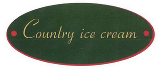 · COUNTRY ICE CREAM · logo
