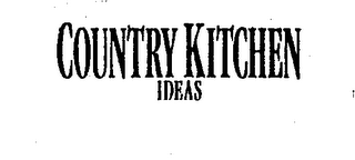 COUNTRY KITCHEN IDEAS logo
