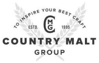 COUNTRY MALT GROUP TO INSPIRE YOUR BEST CRAFT ESTD. CMG 1995 logo